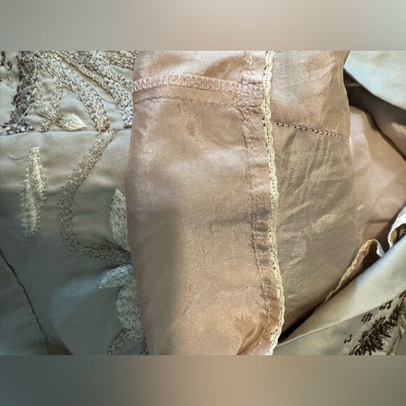 Anthropologie Floreat Embroidered Finch & Thistle Bow Shift Dress - Picture 8 of 11